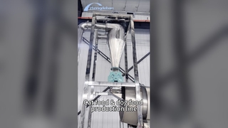 خط تولید اکسترودر غذای حیوانات خانگی ماهی 500 کیلوگرم در ساعت