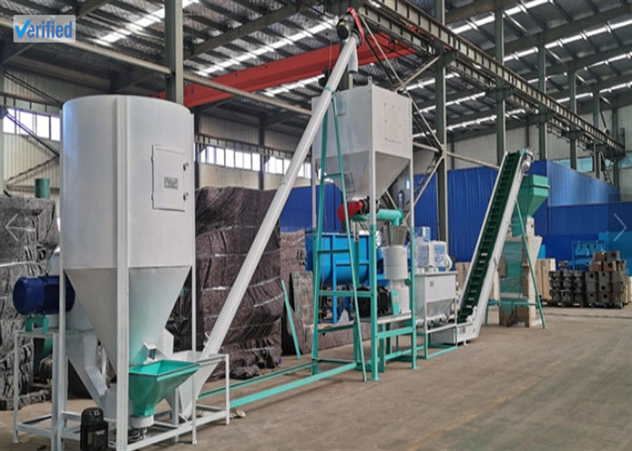 خط تولید پلت خوراک دام قابل تنظیم با راهنمایی مهندس نصب و منبع تغذیه 380 ولت/50 هرتز/3 فاز