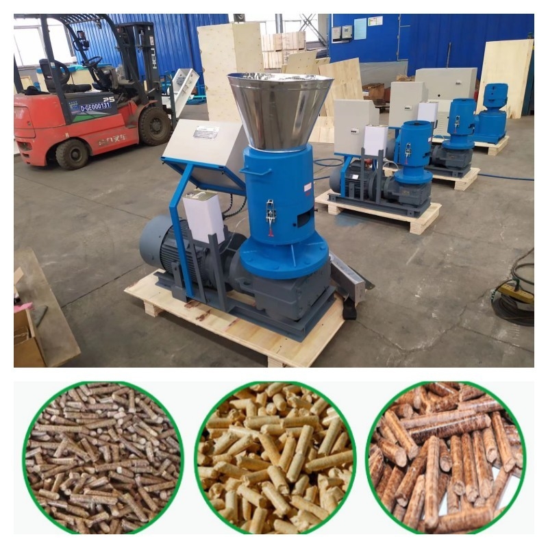 آسیاب گلوله چوب 22kw-55kw 300-800KG/H صادرات به اروپا کاملا اتوماتیک با CE