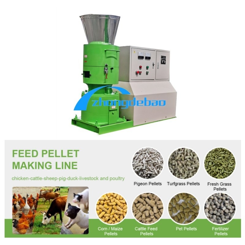 آسیاب گلوله خوراک 100-1200 کیلوگرم در ساعت با موتور الکتریکی یا موتور دیزل