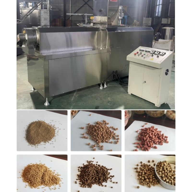 OEM 0.8-12mm شناور خوراک ماهی پلت ساخت دستگاه اکسترودر غذای سگ خانگی