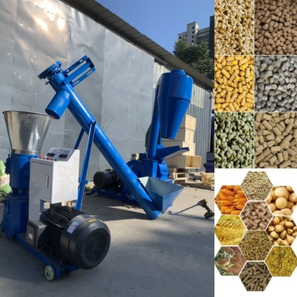 100-1200kg/H غذای حیوانات گلوله ساز آسیاب گلوله قالب تخت 1-12 میلی متر اندازه گلوله نهایی
