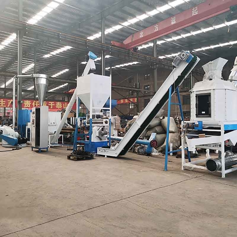 دستگاه تولید پلت خوراک دام 5 T/H خط تولید پلت خوراک خوک