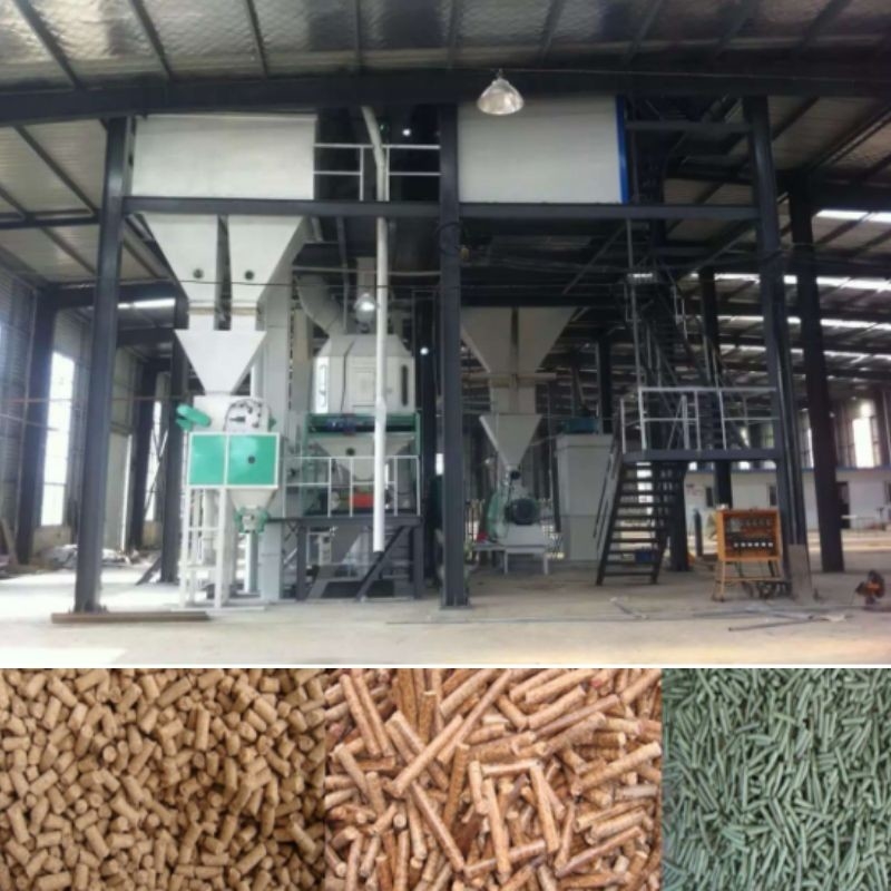 1-10 T/H خط تولید گلوله خوراک دام حیوانات دستگاه گلوله سازی طیور