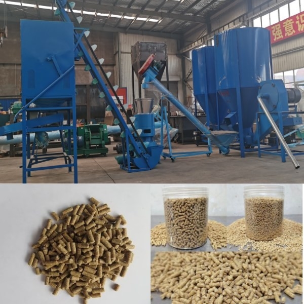 100-1200kg/H دستگاه گلوله خوراک دام مزرعه آسیاب پلت تخت غذای سگ
