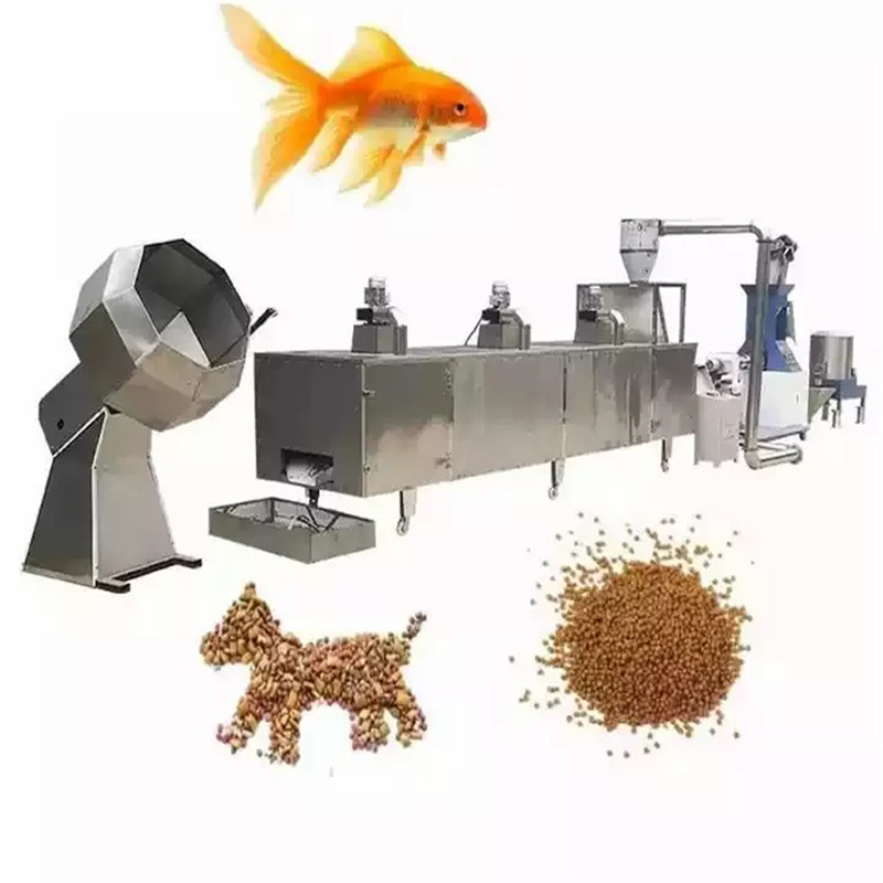 500KG/H خط تولید خوراک ماهی شناور اکسترودر غذای ماهی تزئینی CE