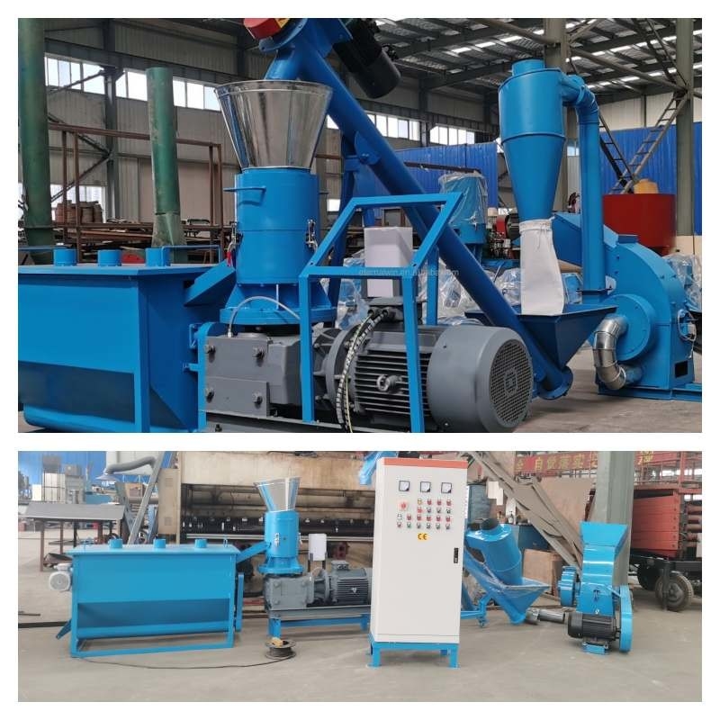 80-1200kg/H دستگاه گلوله چوب تخت دای 2.5-6mm دستگاه آسیاب گلوله چوب چوب سوز
