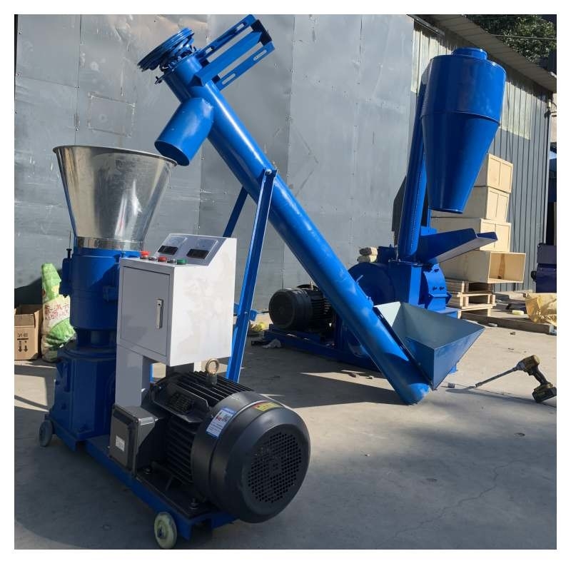 80-1200kg/H دستگاه گلوله چوب تخت دای 2.5-6mm دستگاه آسیاب گلوله چوب چوب سوز