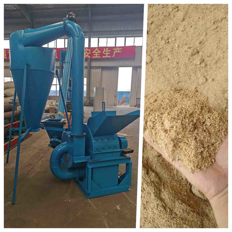 15kw 500kg/H شاخه ها تراشه های چوب تراشه های چوب تراشه های خردکن دستگاه آسیاب 420-3