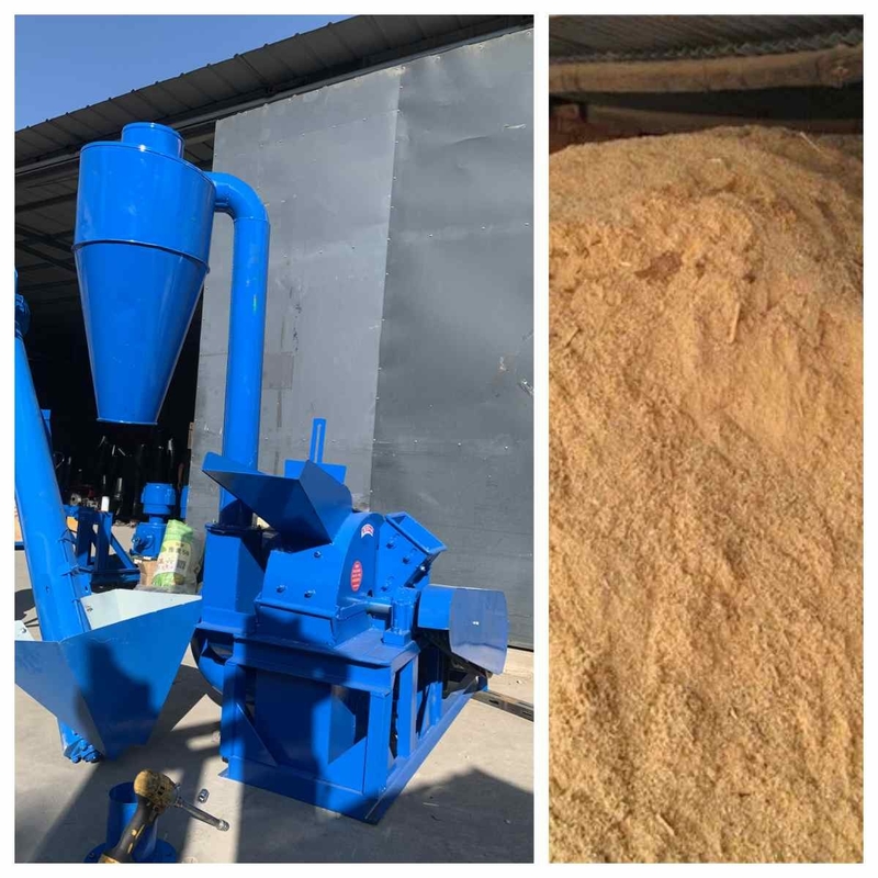 15kw 500kg/H شاخه ها تراشه های چوب تراشه های چوب تراشه های خردکن دستگاه آسیاب 420-3