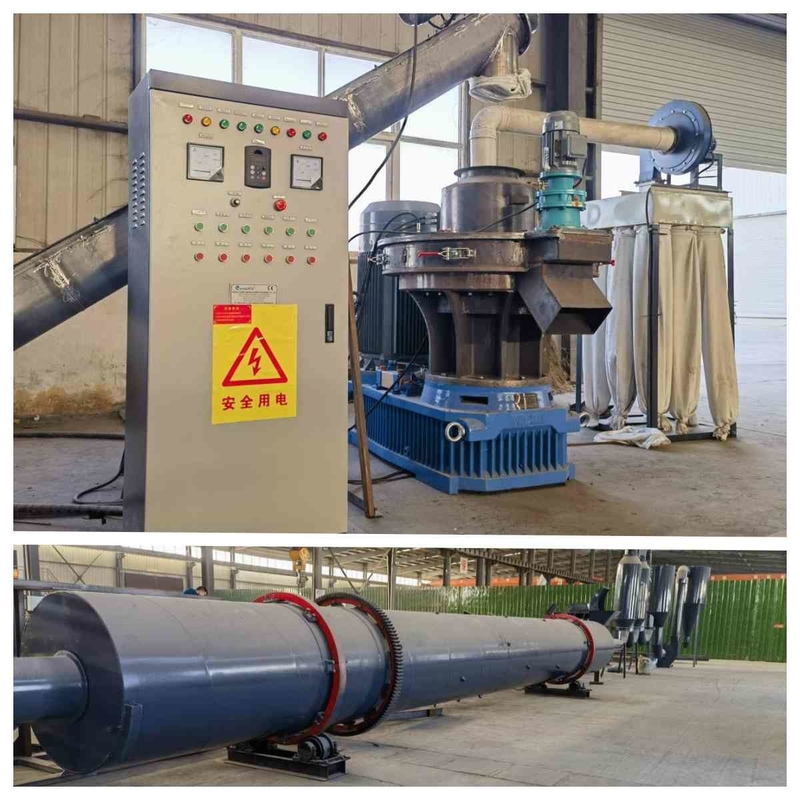 1.5-2t/H دستگاه گلوله سازی خاک اره دستگاه گلوله حلقه ای عمودی زیست توده