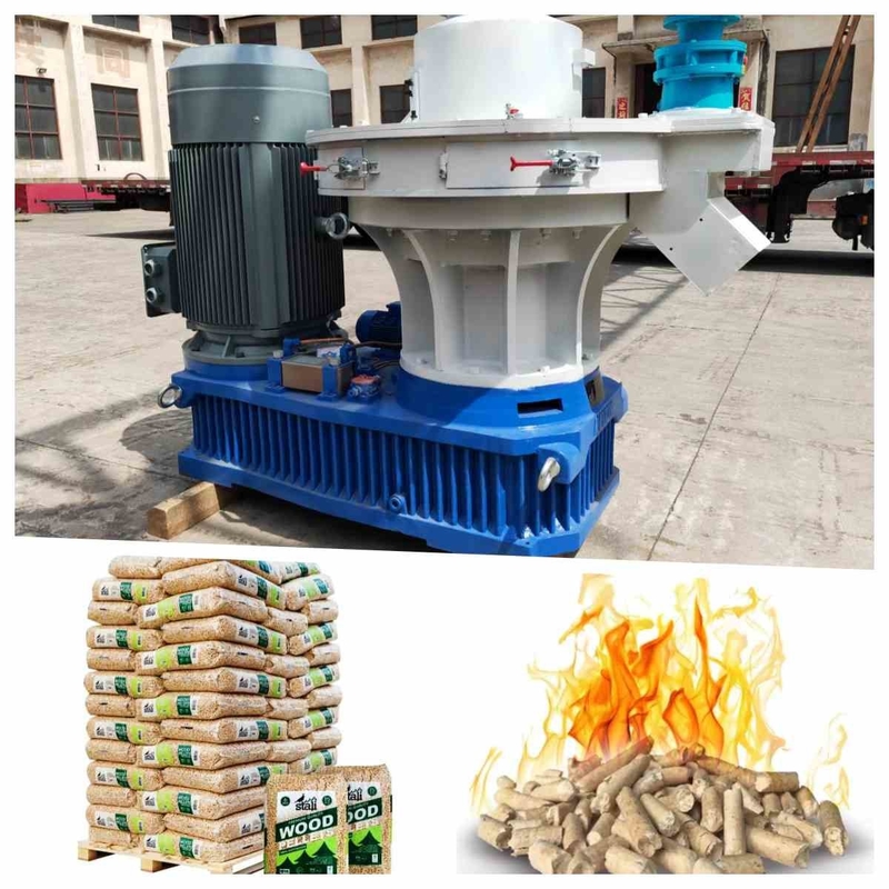 800-1000kg/H دستگاه آسیاب گلوله چوبی حلقه پوسته بادام زمینی نارگیل آسیاب گلوله