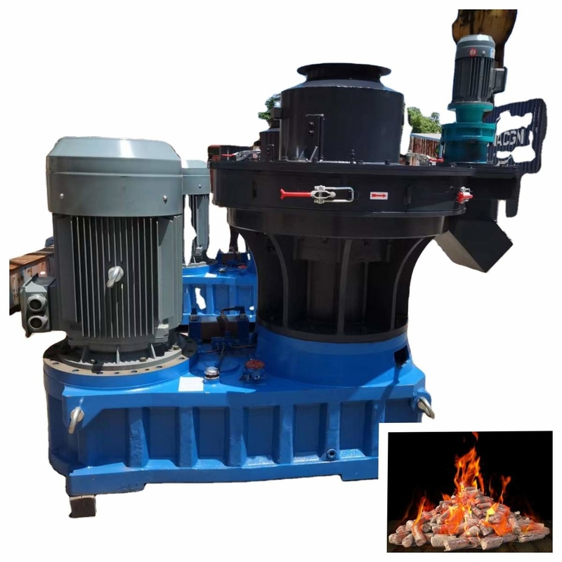 800-1000kg/H دستگاه آسیاب گلوله چوبی حلقه پوسته بادام زمینی نارگیل آسیاب گلوله
