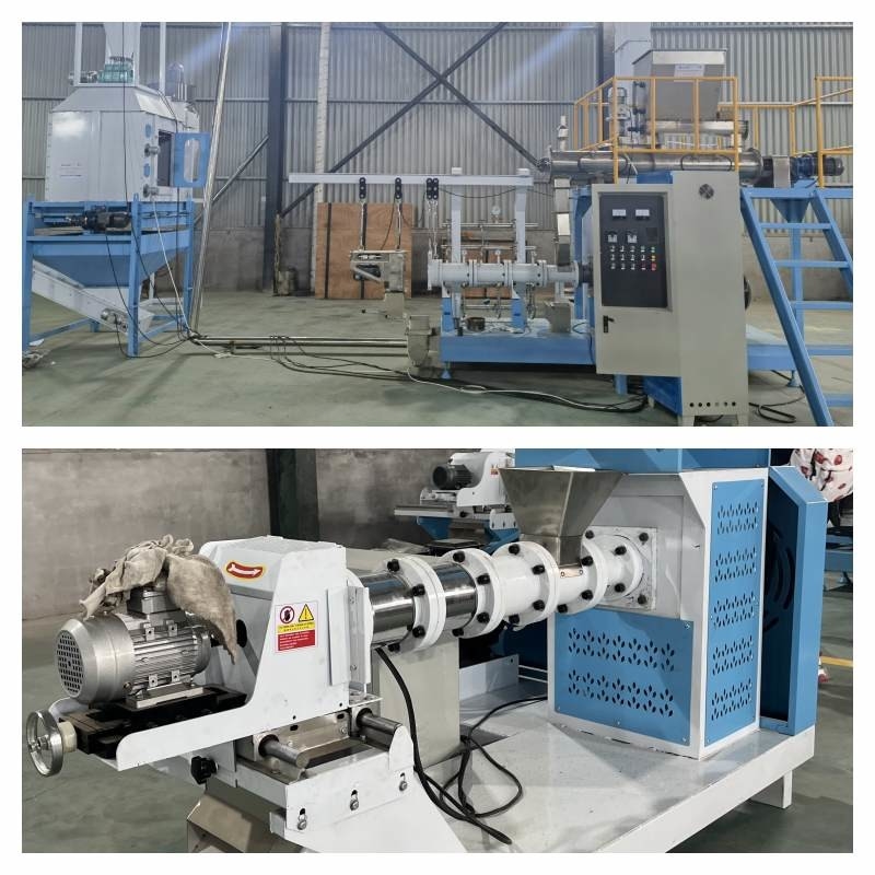 دستگاه تولید خوراک ماهی کوچک اکسترودر ایمن نوع خشک 5.5-160KW