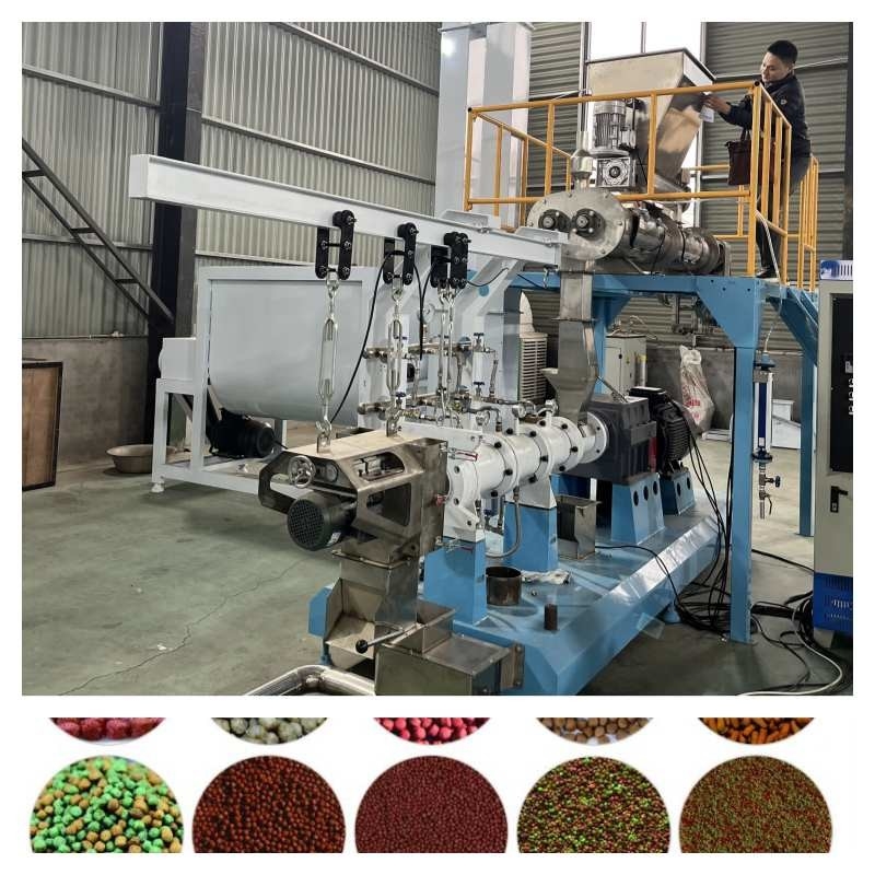 دستگاه تولید خوراک ماهی کوچک اکسترودر ایمن نوع خشک 5.5-160KW