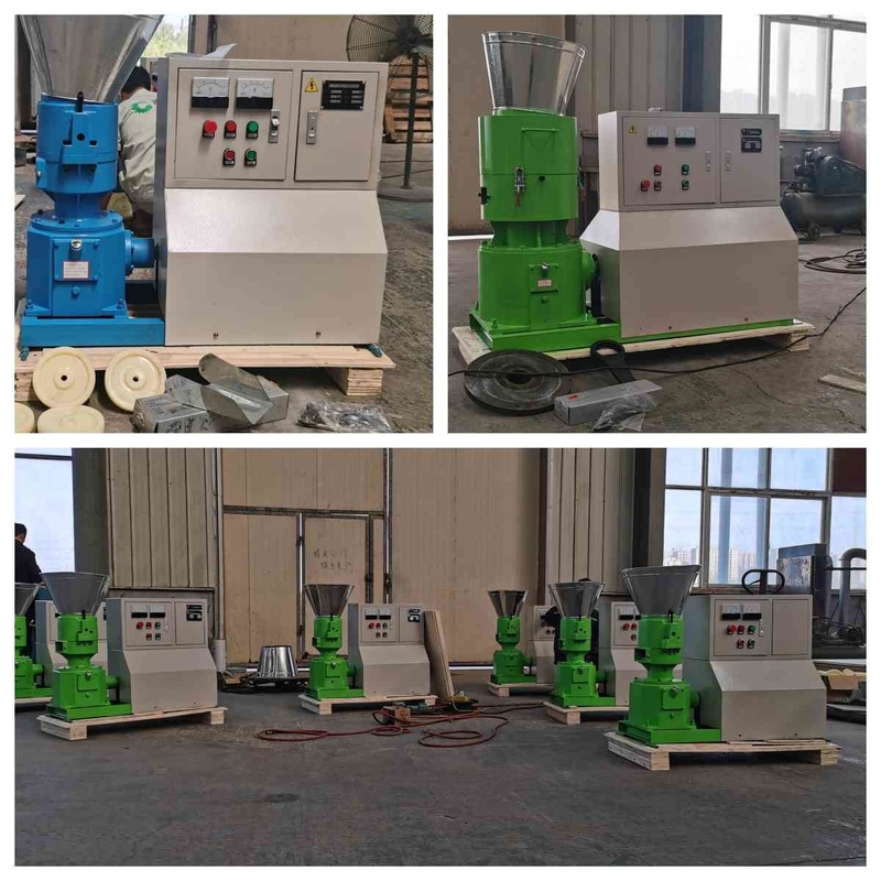 11kw 15kw 22kw آسیاب گلوله خوراک مرغ 300kg/H 500kg/H 800kg/H تولید کننده پلت خوراک مرغ