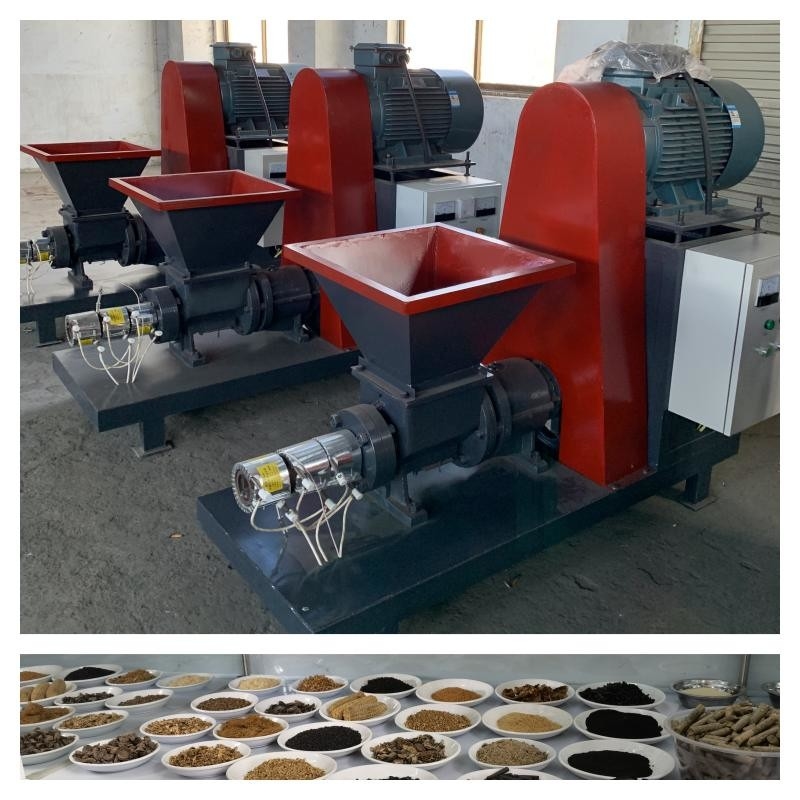 دستگاه بریکت سازی 8-10 درصد رطوبت زیست توده 1.1-1.3g/Cm3 دستگاه بریکت سوخت زیستی با چگالی