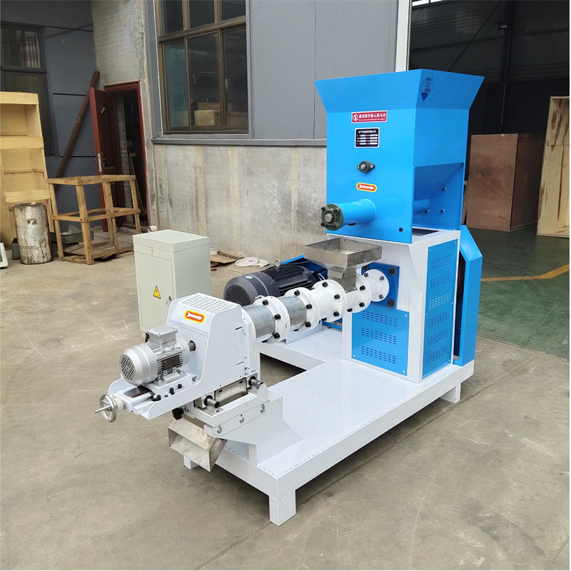 50kg/H فولاد کربن محصولات آبزی کوچک پیچ extruder خوراک حیوانات خانگی تولید مواد غذایی پف تولید مواد غذایی حیوانات خانگی