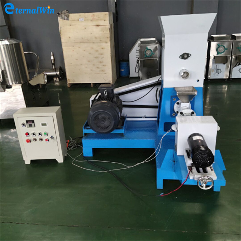 50kg/H فولاد کربن محصولات آبزی کوچک پیچ extruder خوراک حیوانات خانگی تولید مواد غذایی پف تولید مواد غذایی حیوانات خانگی