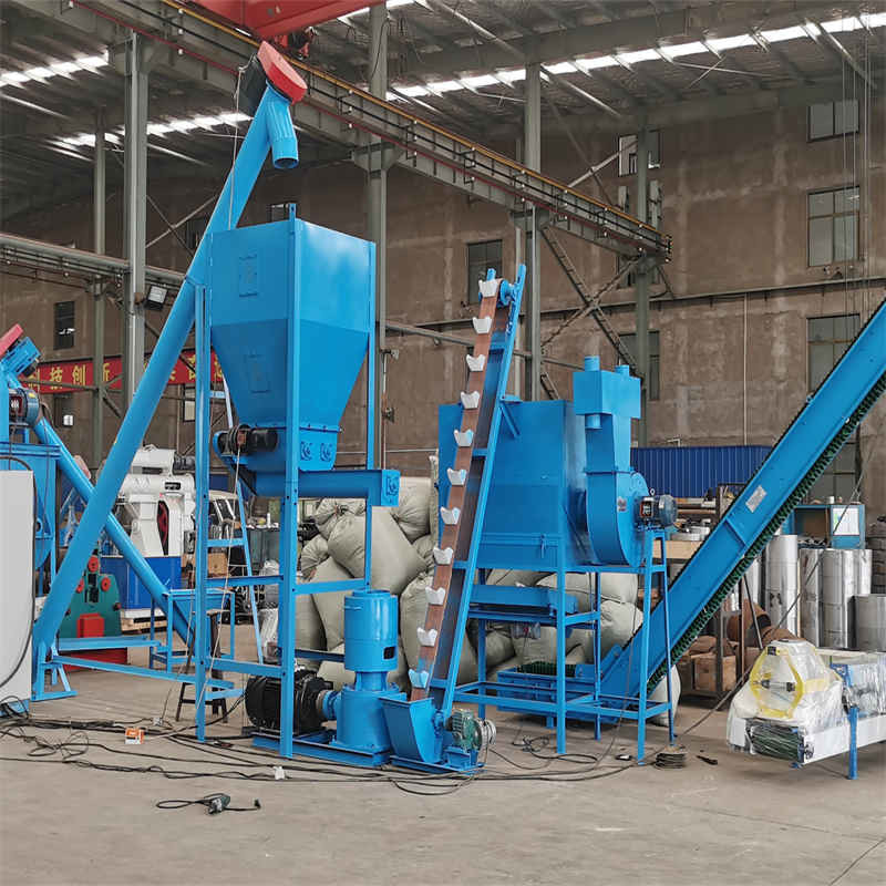 SGS خط تولید گلوله های خوراک حیوانات 500-1000kg/H 17*5*5.5m