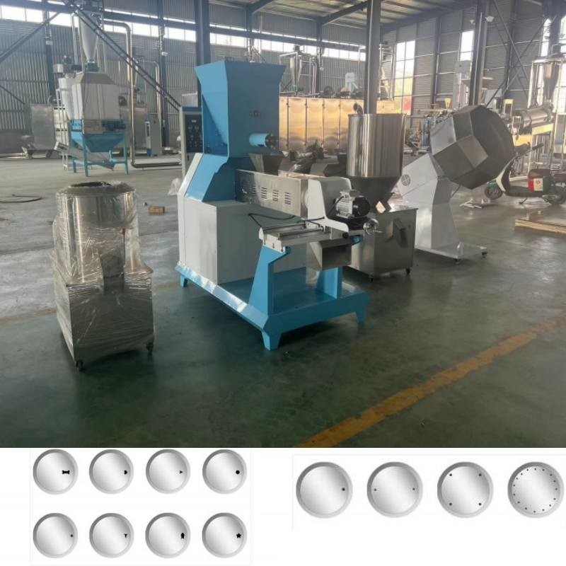 واحد پیچ تغذیه پفینگ Extruder Mill با 1mm-20mm برای مواد غذایی حیوانات / حیوانات خانگی