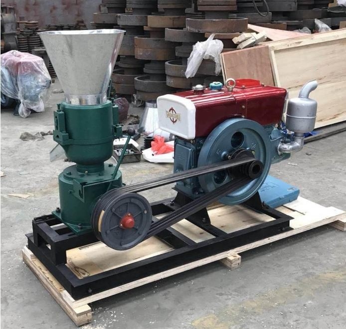 22HP مواد غذایی گلوله آسیاب سفارشی رنگ برای تغذیه مرغ