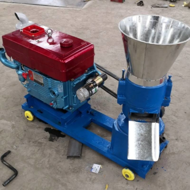 22HP مواد غذایی گلوله آسیاب سفارشی رنگ برای تغذیه مرغ