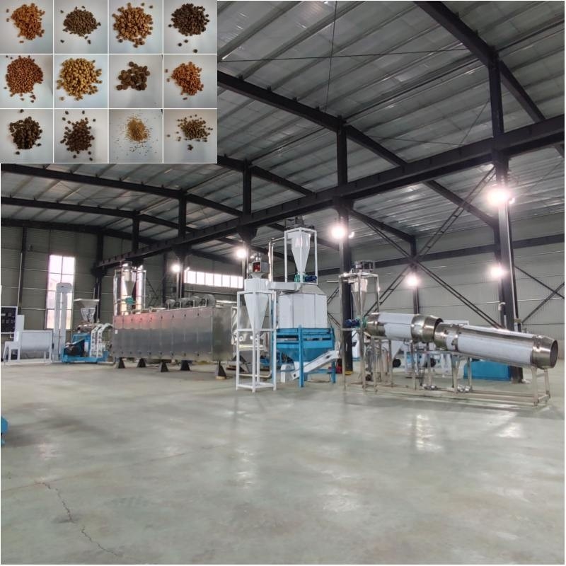 تولید بالا نوع مرطوب حیوانات تغذیه Extruder شناور ماهی تغذیه گربه سگ ماشین