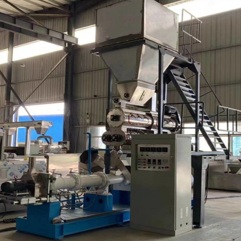 45-50kg / H شناور مواد غذایی Extruder ماشین شناور مواد غذایی ماهی خط تولید فولاد ضد زنگ