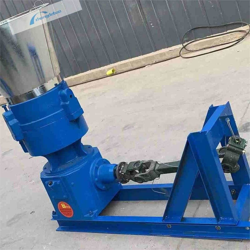 15-55 HP PTO مواد غذایی چوب گلوله آسیاب ماشین 100-450 کیلوگرم / ساعت برای مواد غذایی مرغ و یا زیست توده