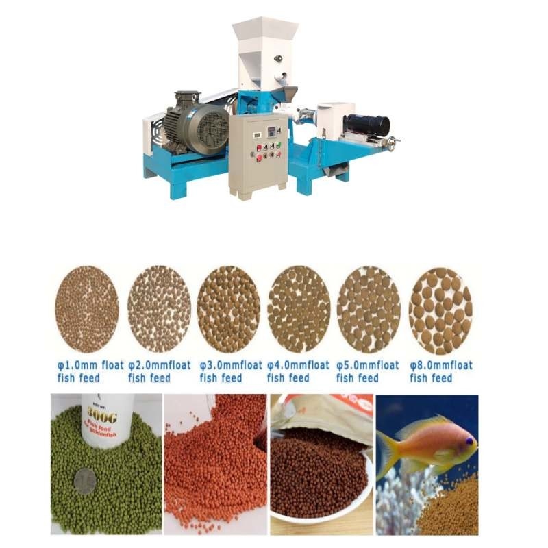 نوع خشک یک پیچ ماهی extruder تغذیه حیوانات خانگی برای کسب و کار کوچک و استفاده از مزرعه