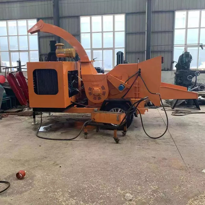 15-25t/H چوب چوب تراش تراش ماشین ساخت خاشاک ماشین شکن شاخه درخت افقی چوب درام ماشین تراش چوب