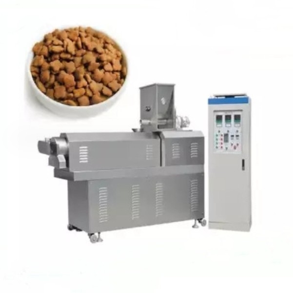 سفید آبی فولاد ضد زنگ مواد پیچ Extruder خوراک سگ غذا گربه مواد غذایی Extruder خط تولید