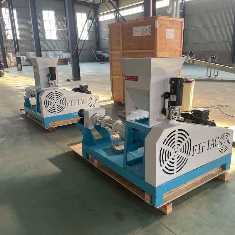 DGP نوع خشک شناور غذای ماهی Extruder غذای سگ یک پیچ Granulator دانه های دانه ذرت ذرت extruder سویا