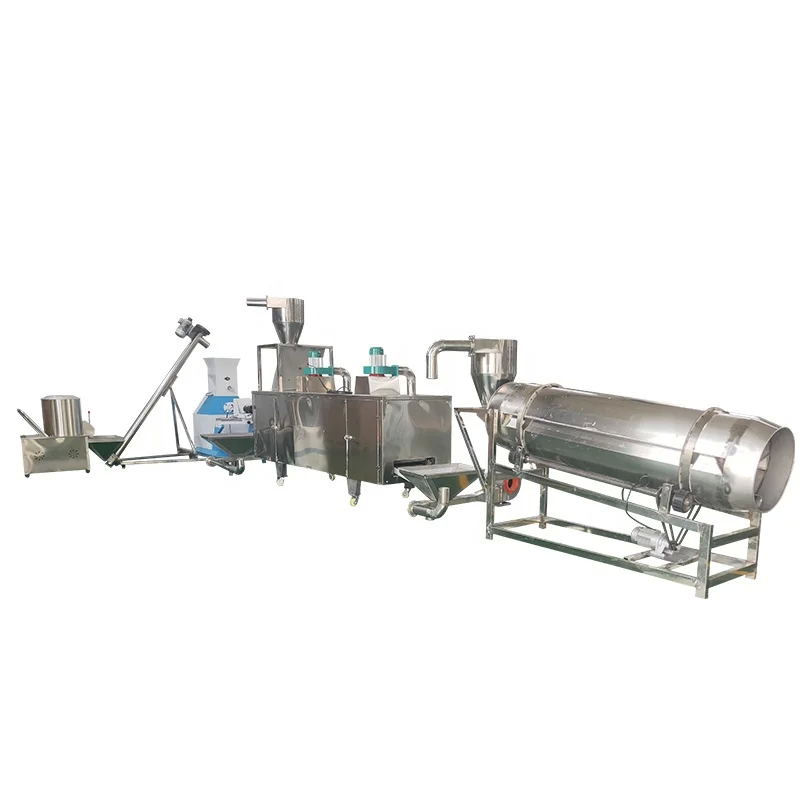 خط تولید تغذیه شناور 1-2t/h با قطر پیچ φ60-φ175mm