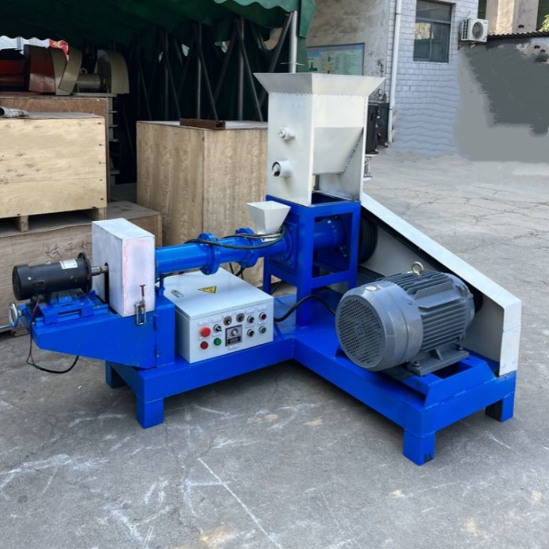 فولاد کربن Extruder خوراک ماهی کباب پرنده مواد غذایی گلوله ماشین سگ مواد غذایی ماشین پیچ مواد غذایی Extruder رنگ سفارشی