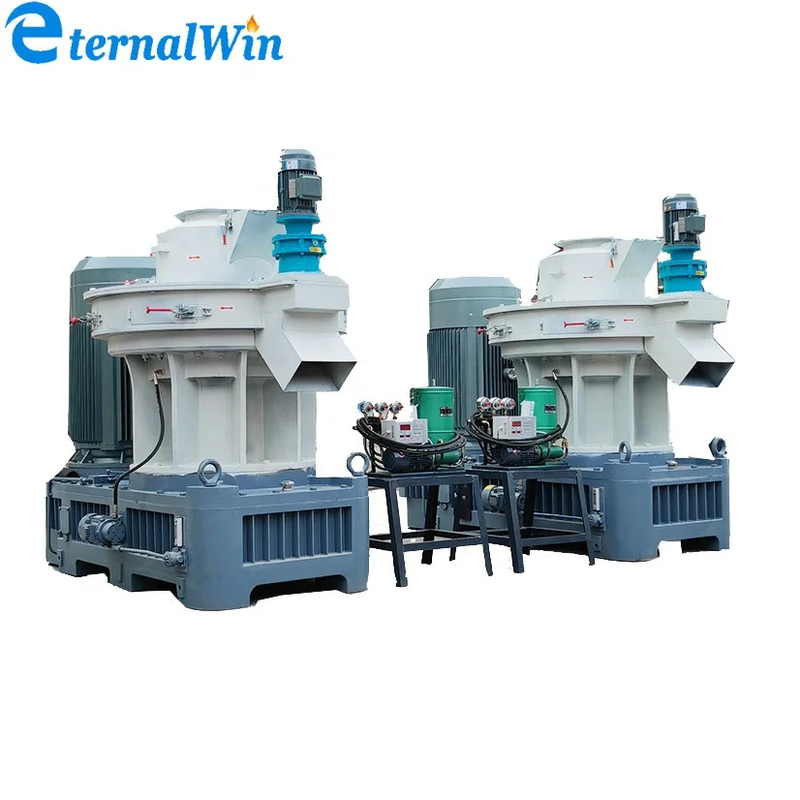 60-200kw خط تولید گلوله چوبی فلات مرطوب گلوله آسیاب و قطعات پوشیدن رول
