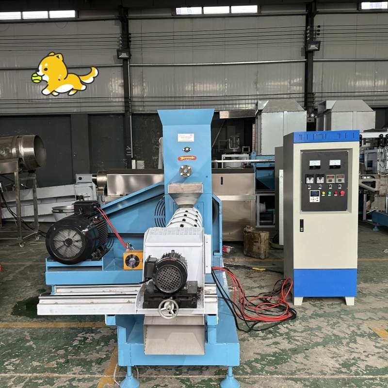 500-1000kg Extruder تغذیه سگ حیوانات خانگی با قدرت 5.5-132kw برای تولید مواد غذایی حیوانات خانگی