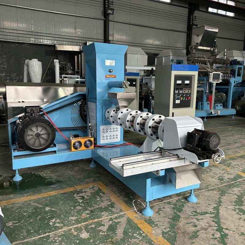 500-1000kg Extruder تغذیه سگ حیوانات خانگی با قدرت 5.5-132kw برای تولید مواد غذایی حیوانات خانگی