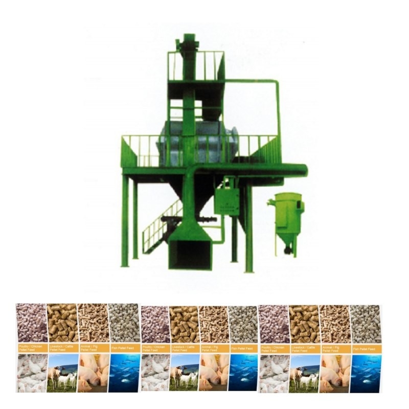 1-12mm اندازه گلوله خوراک خط تولید گلوله خوراک حیوانات