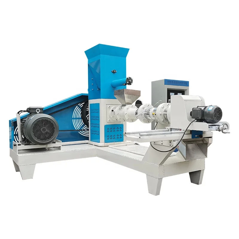 ظرفیت فولاد ضد زنگ Extruder خوراک خشک ماهی برق یا بخار گرم کردن 1 مرحله سه مرحله ای