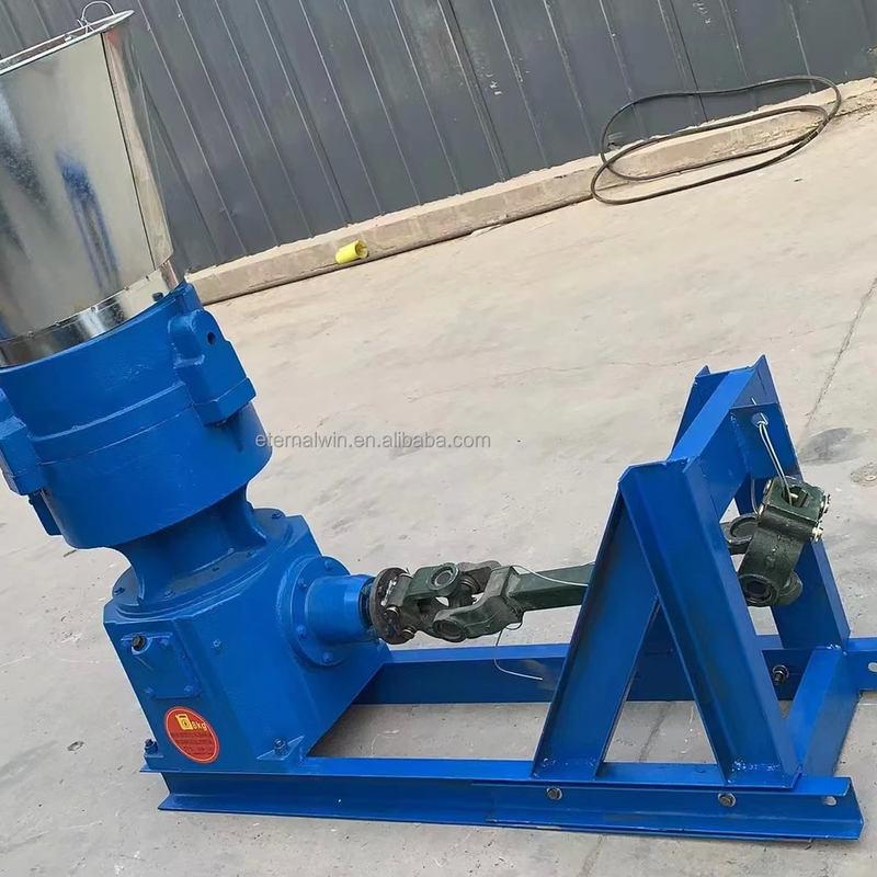 اسب قدرت آلیاژ فولاد PTO گلوله آسیاب 12mm Die 80-1000kg/h ظرفیت چوب بسته بندی ماشین