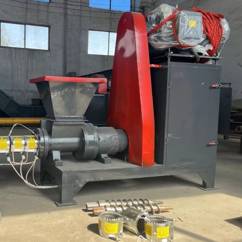 دستگاه بریکت‌سازی زیست‌توده با ظرفیت 300-350 کیلوگرم در ساعت، توان 22 کیلووات، با 24 ماه گارانتی برای سوخت و باربیکیو