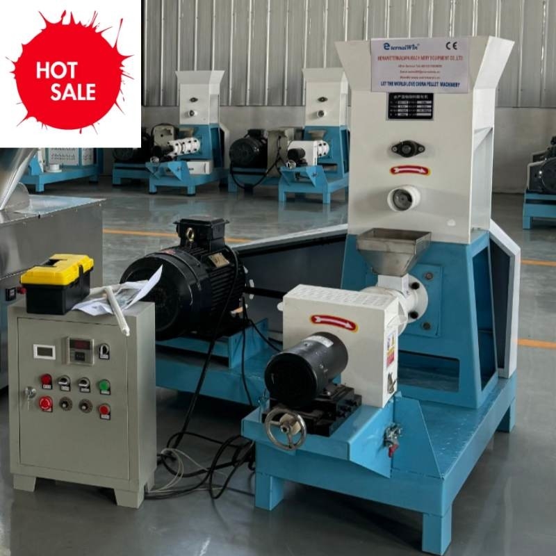 18.5kw خشک نوع Extruder خوراک ماهی برای 200 کیلوگرم / ساعت ظرفیت و 0.4kw قدرت برش