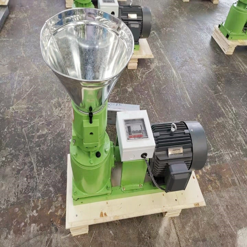 ماشین کوچک تولید گلوله خوراک 4KW موتور الکتریکی نوع ماشین آسیاب تغذیه حیوانات
