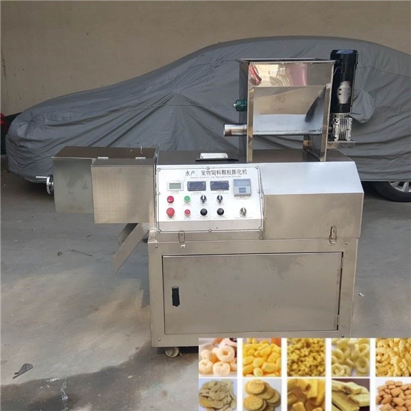 220V/380V ولتاژ پیچ ماشین اکسترودر مواد غذایی برای ذرت چوب پفینگ کارخانه تولید