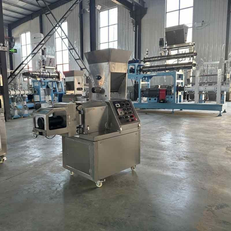 مواد غذایی گربه و سگ extruder ماشین تولید مواد غذایی ذرت پف میان وعده های غذایی