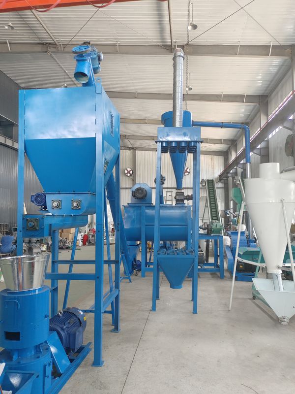 خط تولید پلت خوراک دام قابل تنظیم با راهنمایی مهندس نصب و منبع تغذیه 380 ولت/50 هرتز/3 فاز