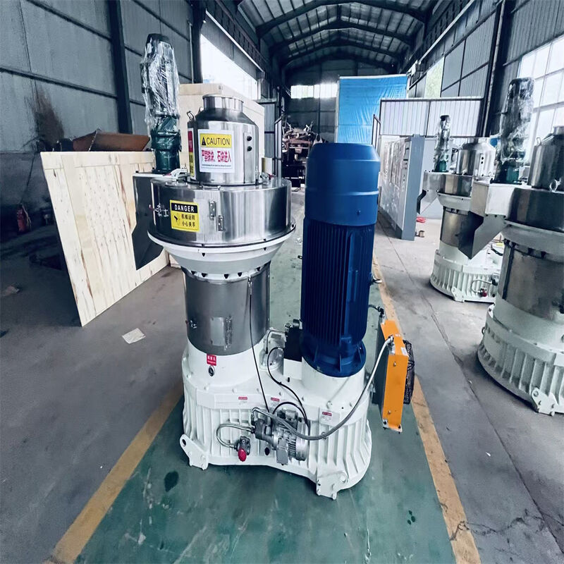 - High Efficiency Ring Die Wood Pellet Machine, 1-5 TPH Industrial Biomass Pellet Mill for Sawdust/Agro Waste