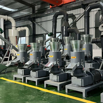 دستگاه آسیاب گلوله چوبی قابل تنظیم 800 کیلوگرم در ساعت در جعبه چوبی CE